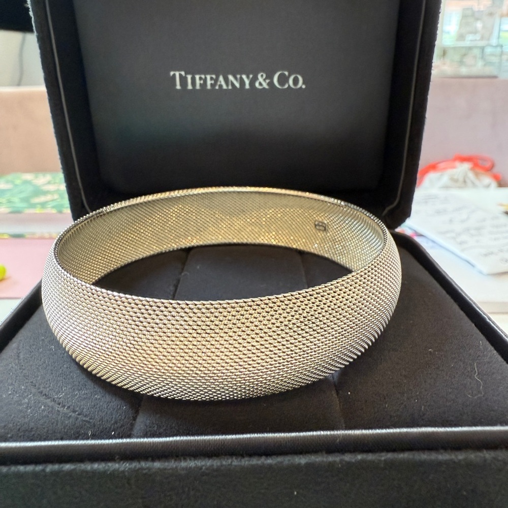 Tiffany & Co. Silver Mesh Pattern Bracelet